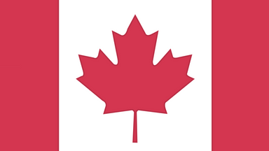 Canadian Flag Illustration 